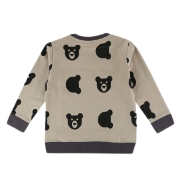 GOTS Certified Organic Baby Top Bear Faces - Picture 2 of 4